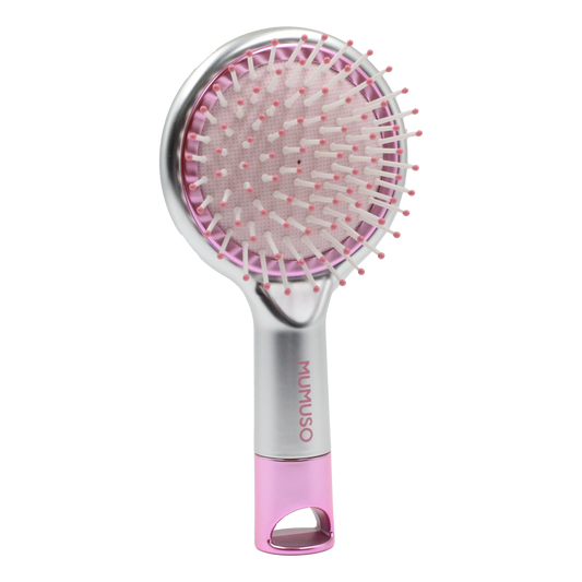 فرشاة شعر بوسادة هوائية – دائرية فضية