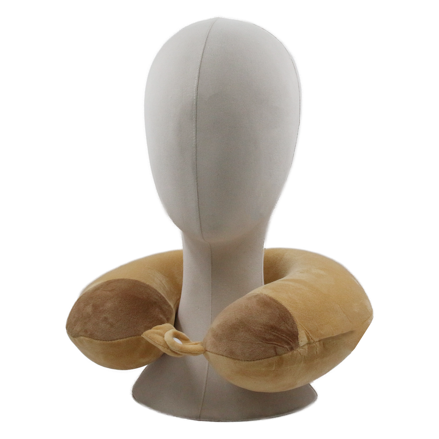 وسادة رقبة سفر بتصميم دب بني