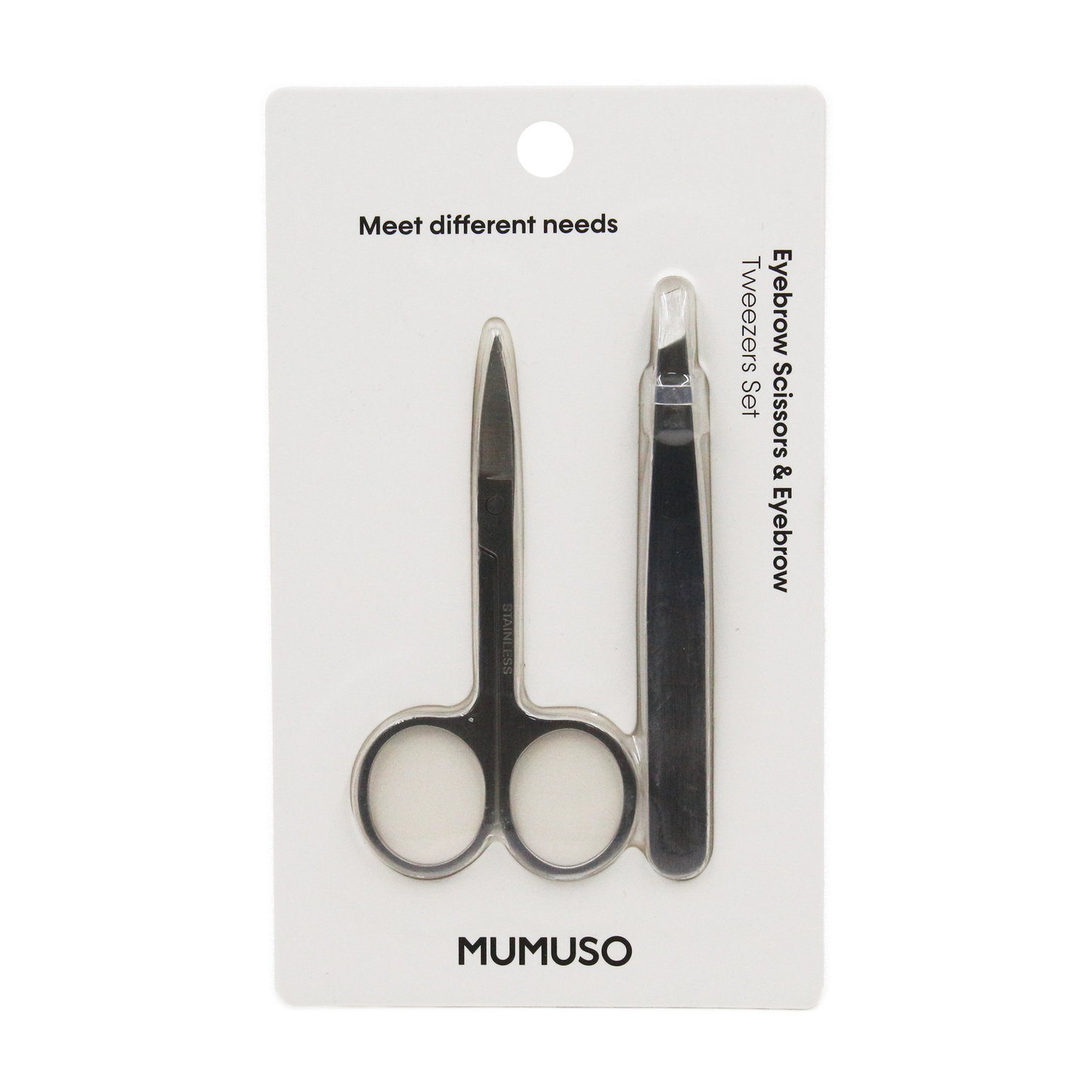 Brow Set Scissors & Tweezers
