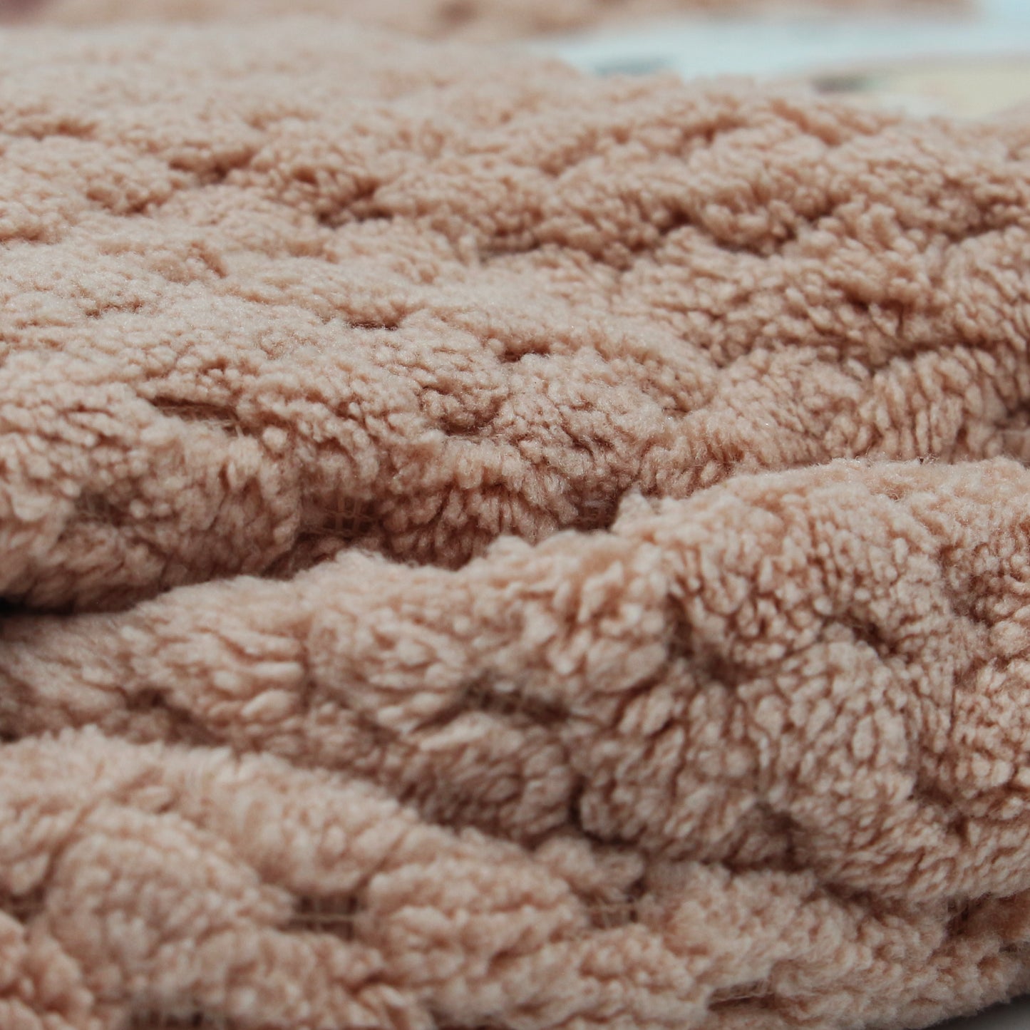 TEXTURED HAIR DRYING TOWEL (PINK)