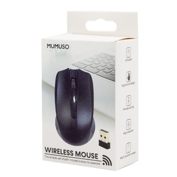 WIRELESS MOUSE (BLACK)