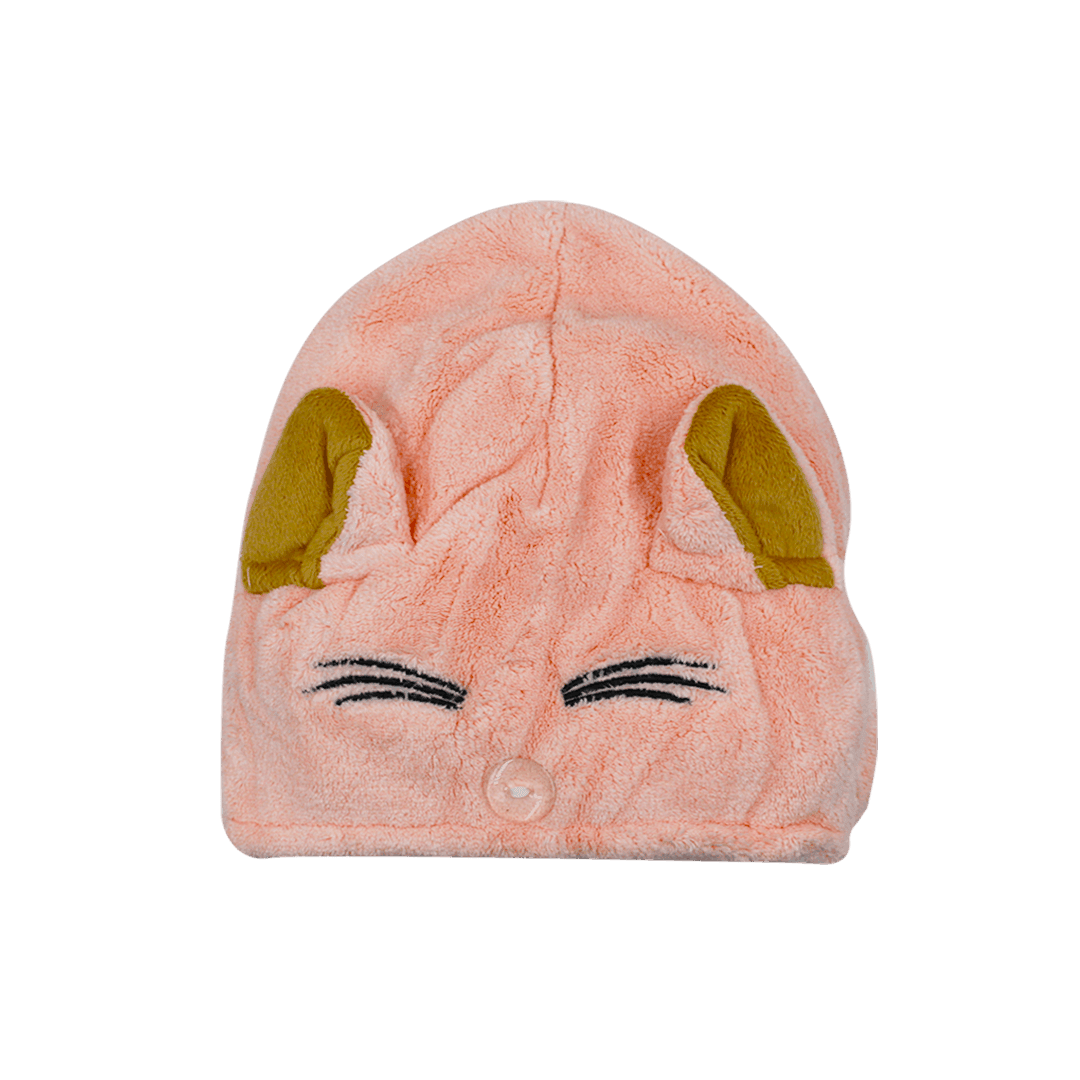 HAIR DRYING TOWEL CUTE CAT
