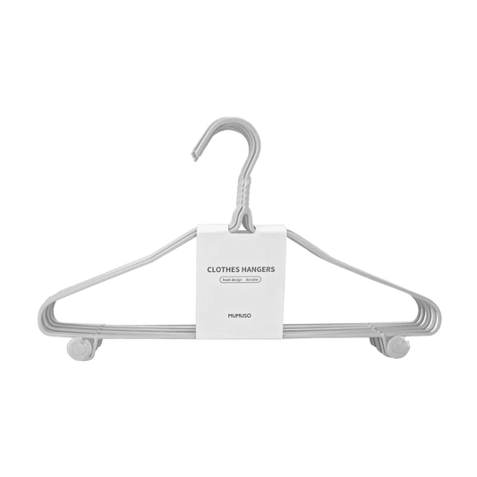 علاقات ملابس مطلية بالبلاستيك مع خطافات - Mumuso