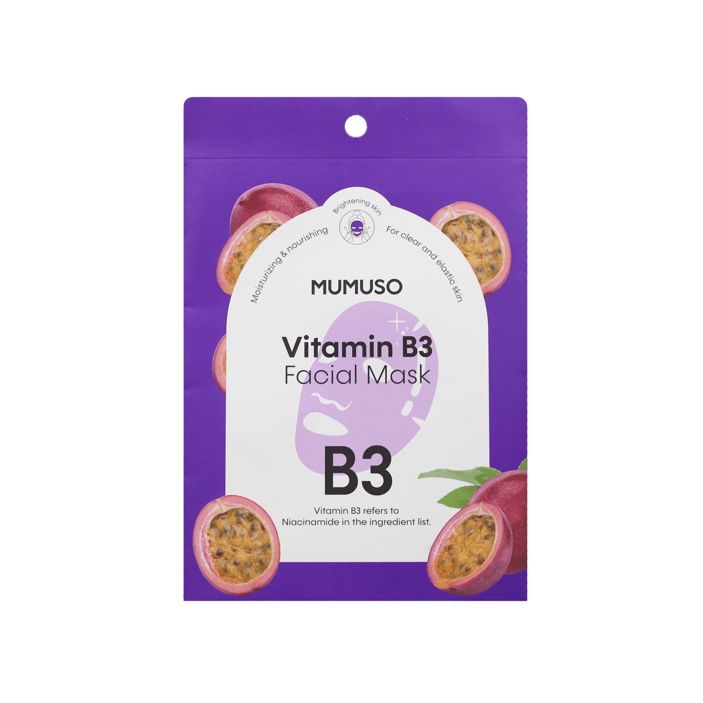 قناع فيتامين ب3 للوجه - Mumuso