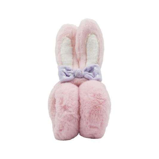 Rabbit Ears Earmuffs with Bowtie