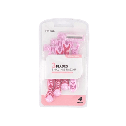 3-BLADE SHAVING RAZORS FOR WOMEN (4-PACK) – Mumuso Jordan