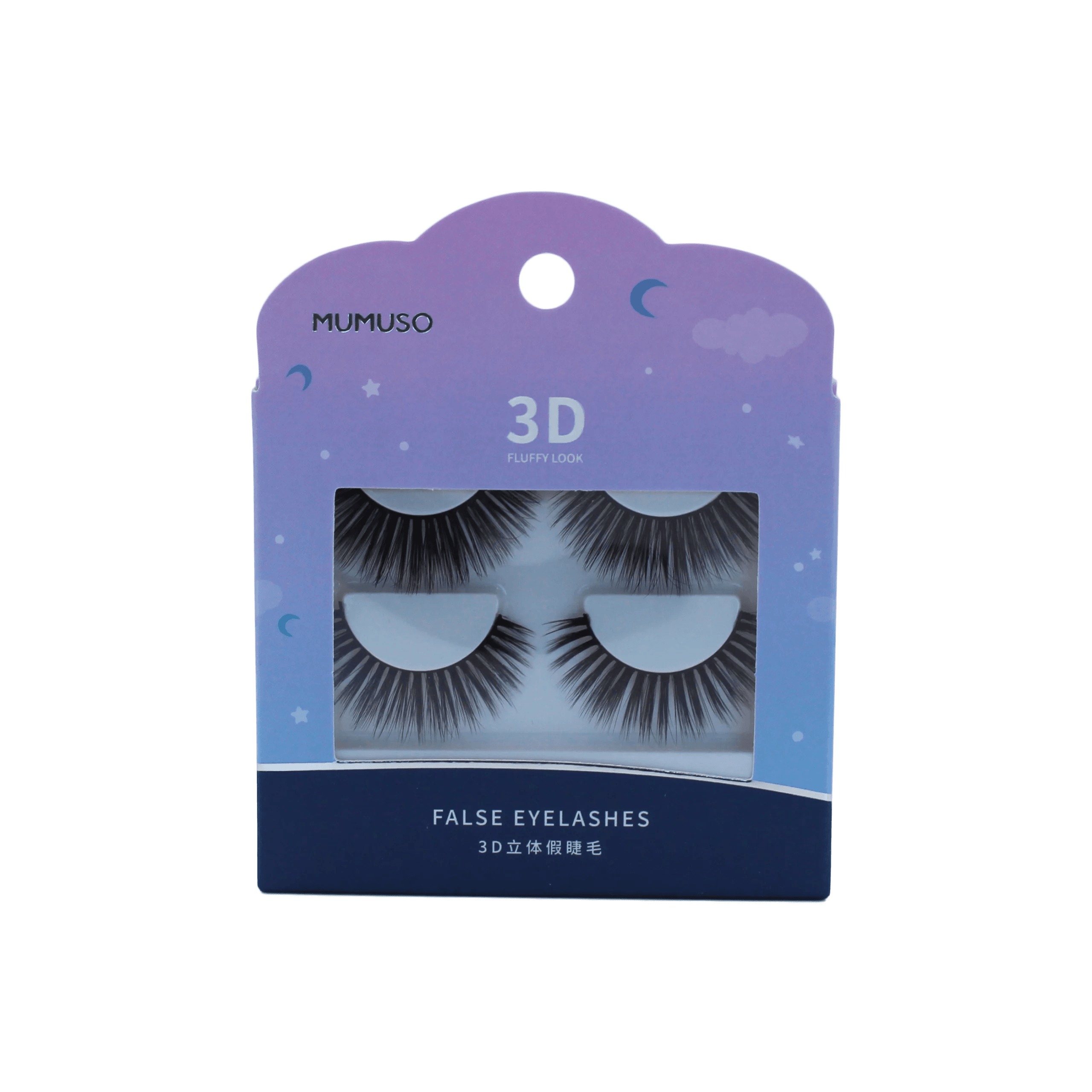 MUMUSO 3D True Volume False Eyelashes (2 Pairs)