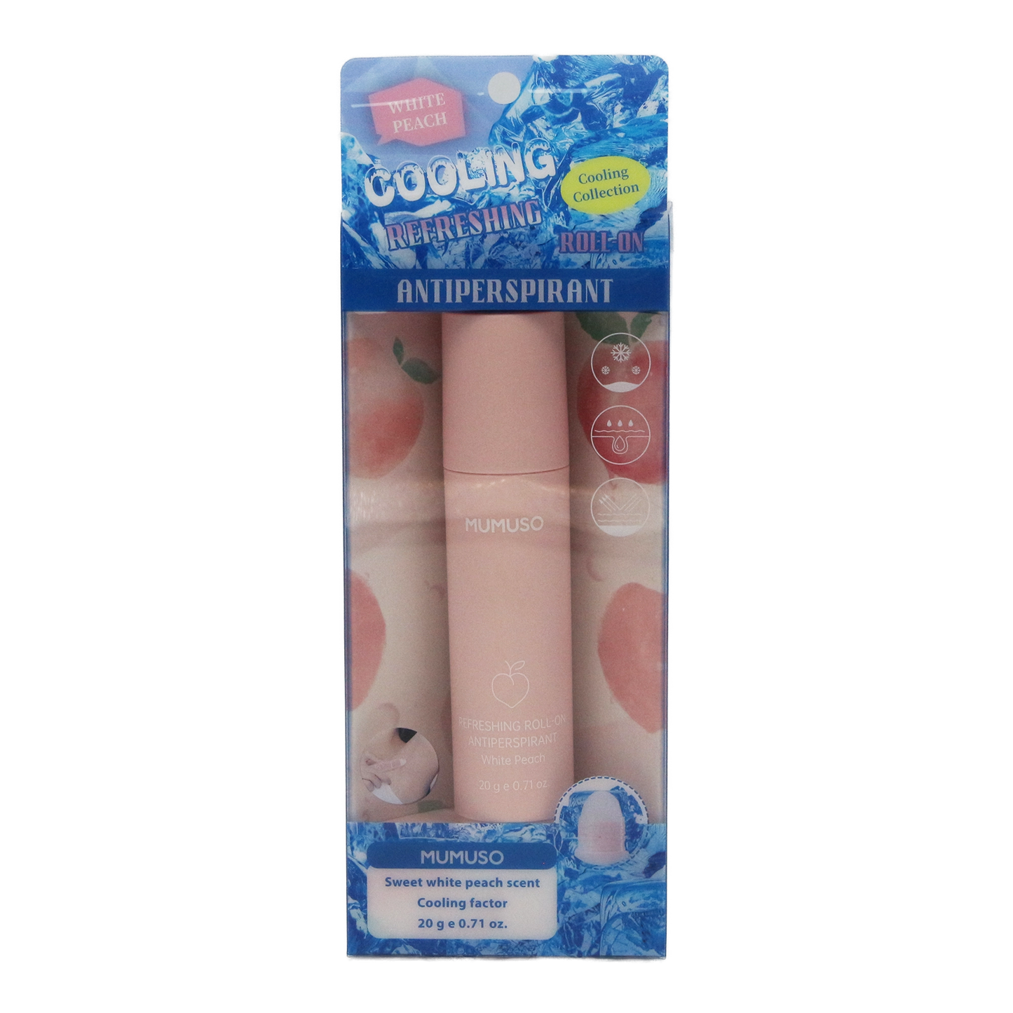 White Peach Roll On Deodorant