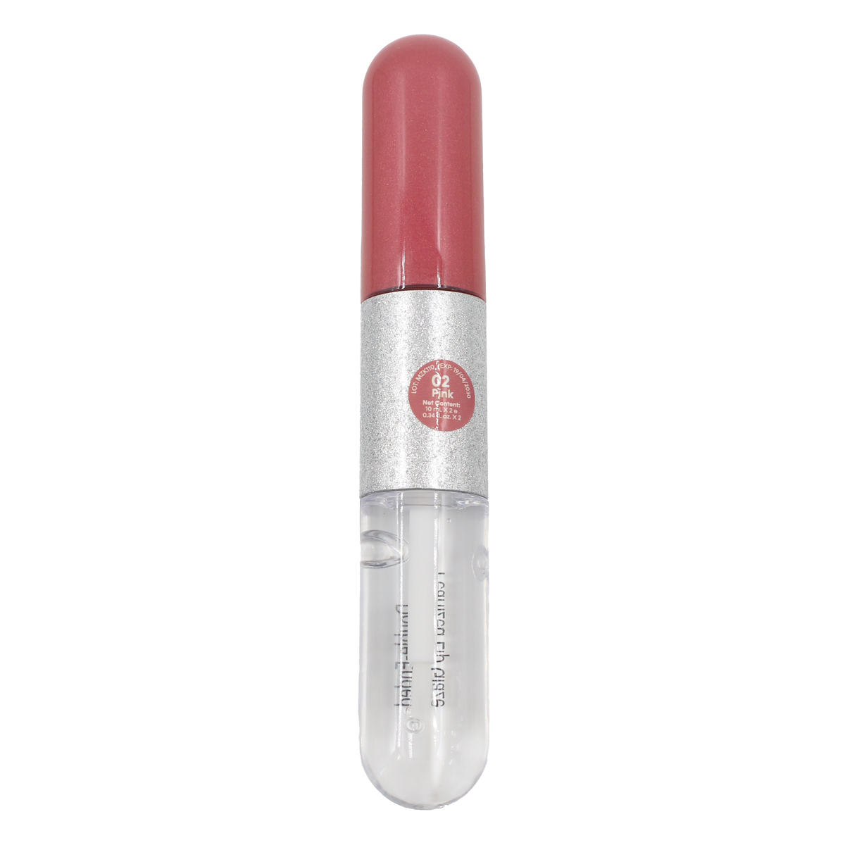 MUMUSO Double-Ended Pearlized Lip Glaze (02 Pink) MUMUSO Double-Ended Pearlized Lip Glaze (02 Pink)
