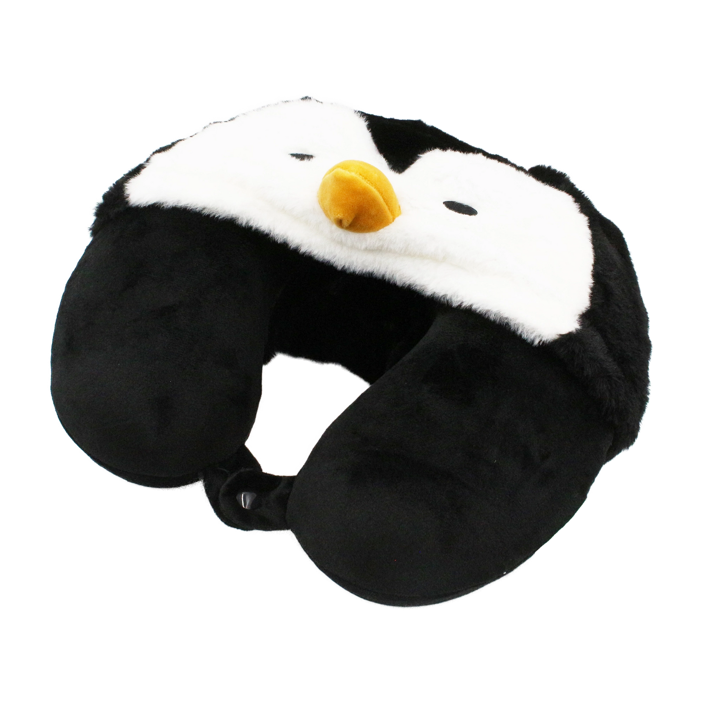 وسادة رقبة سفر بتصميم بطريق مع طاقية