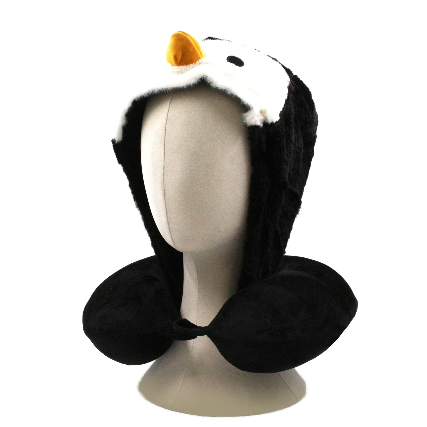 وسادة رقبة سفر بتصميم بطريق مع طاقية