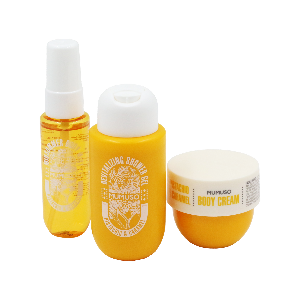 MUMUSO Midsummer Collection Bath & Body Set PISTACHIO & CARAMEL MUMUSO Midsummer Collection Bath & Body Set PISTACHIO & CARAMEL
