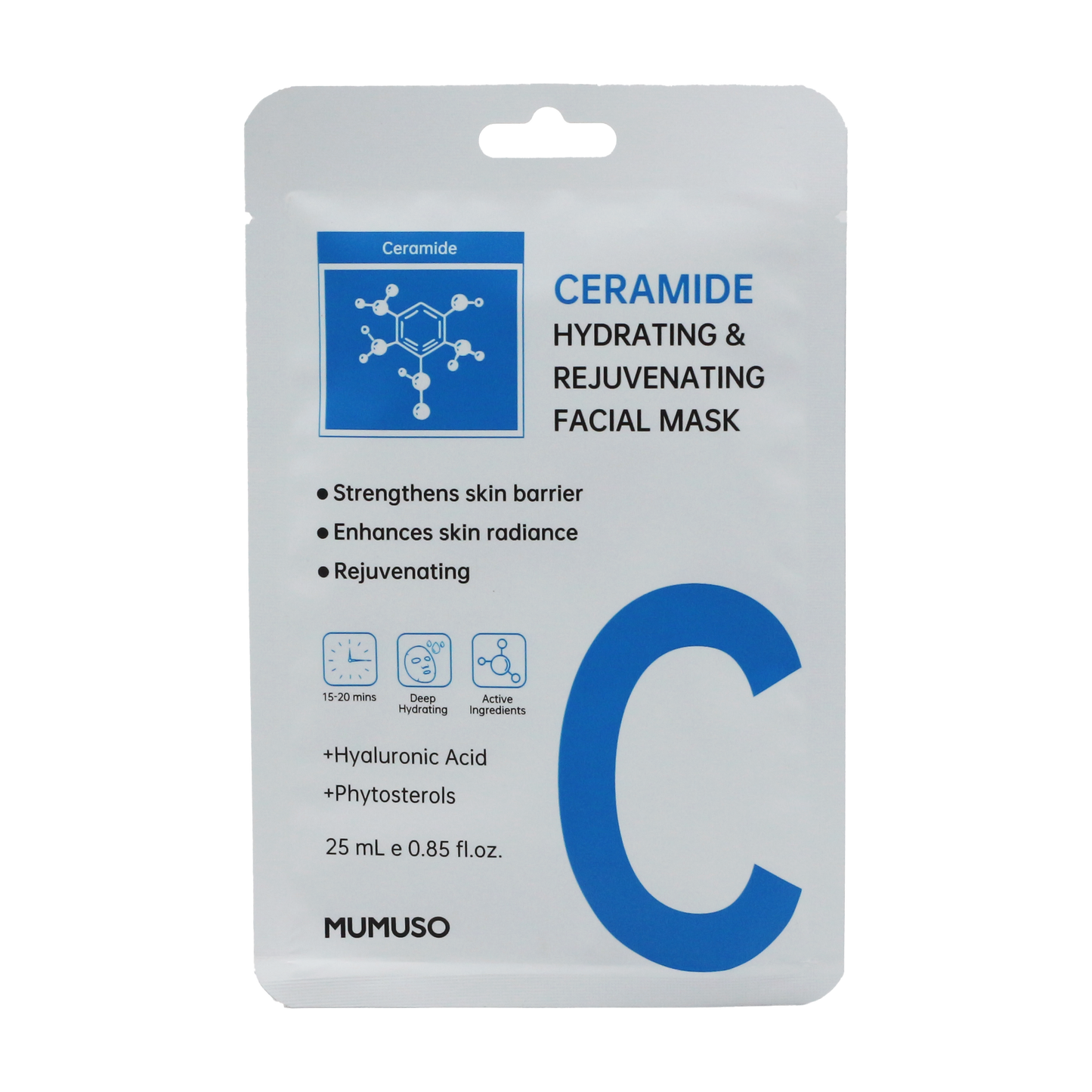 Ceramide Hydrating & Rejuvenating Facial Mask