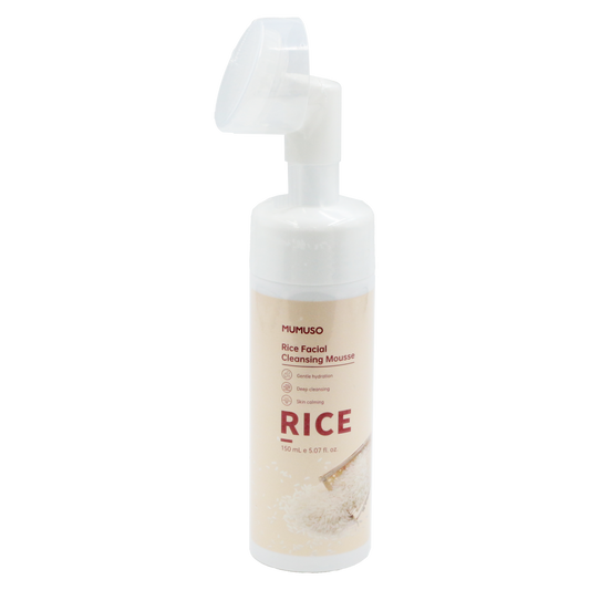 رغوة تنظيف الوجه بخلاصة الأرز