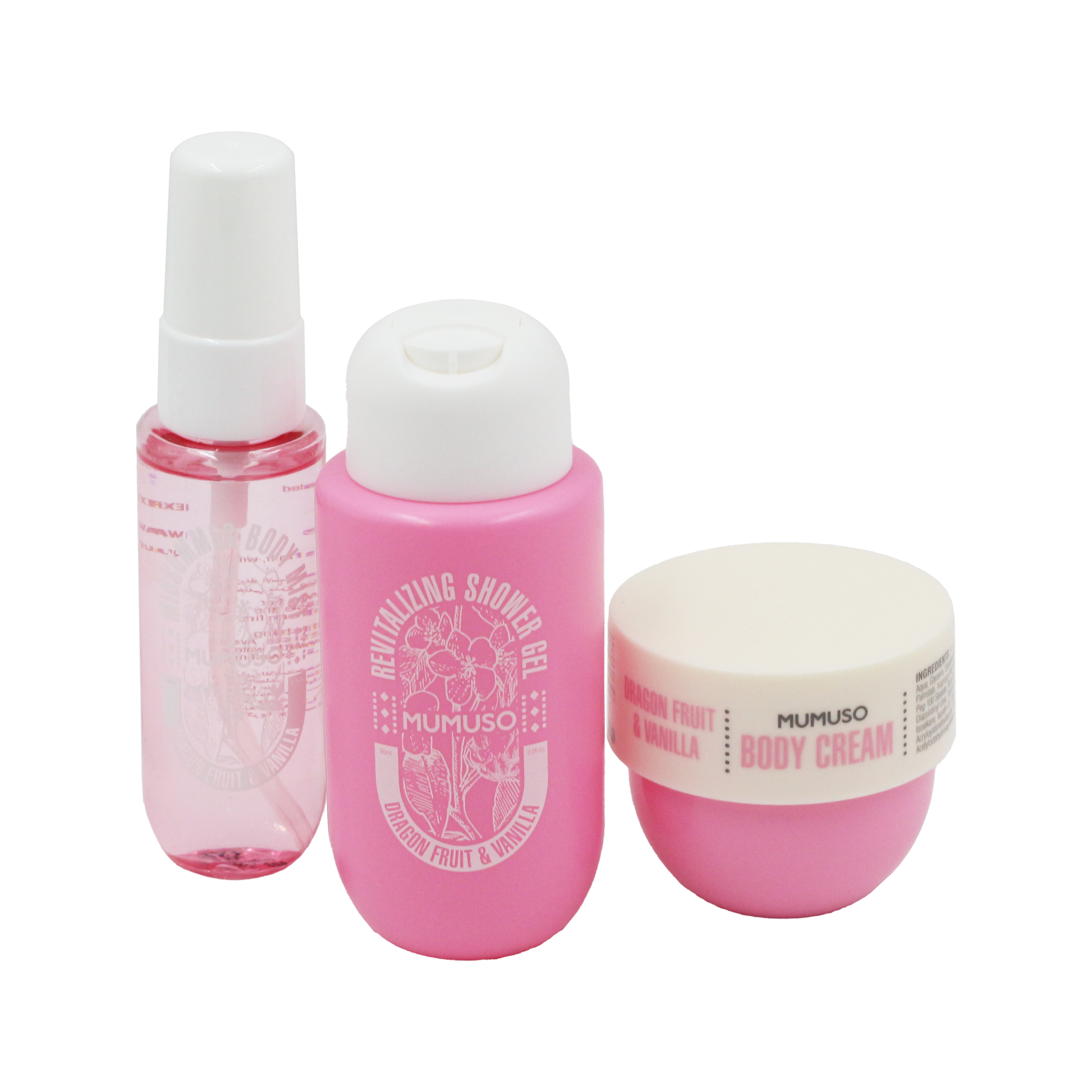 MUMUSO Midsummer Collection Bath & Body Set Dragon Fruit & Vanilla MUMUSO Midsummer Collection Bath & Body Set Dragon Fruit & Vanilla