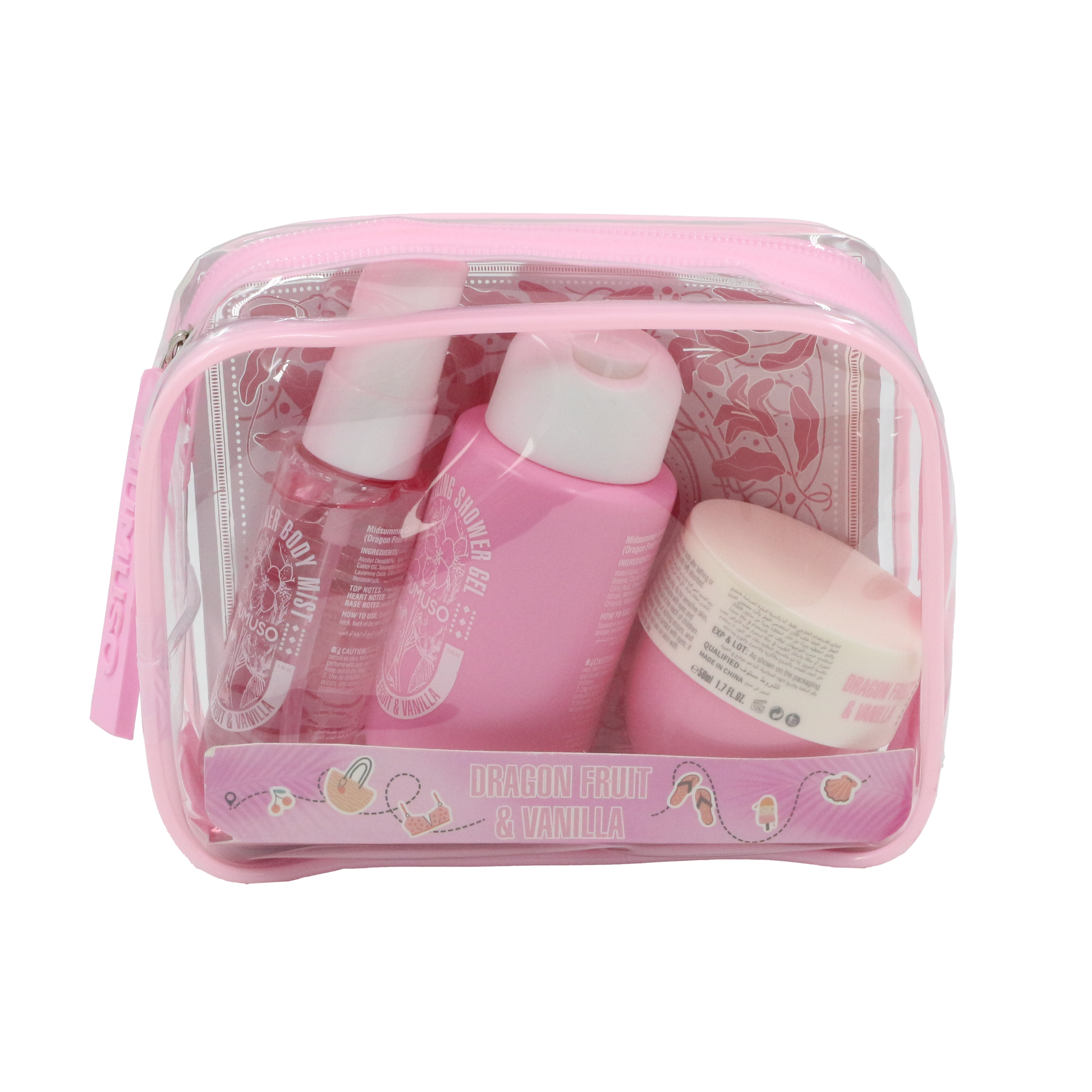 MUMUSO Midsummer Collection Bath & Body Set Dragon Fruit & Vanilla MUMUSO Midsummer Collection Bath & Body Set Dragon Fruit & Vanilla