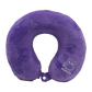 وسادة رقبة سفر مخملية بنفسجي