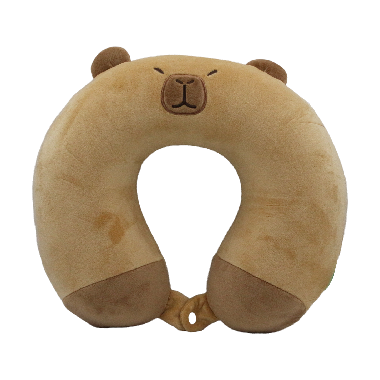 وسادة رقبة سفر بتصميم دب بني