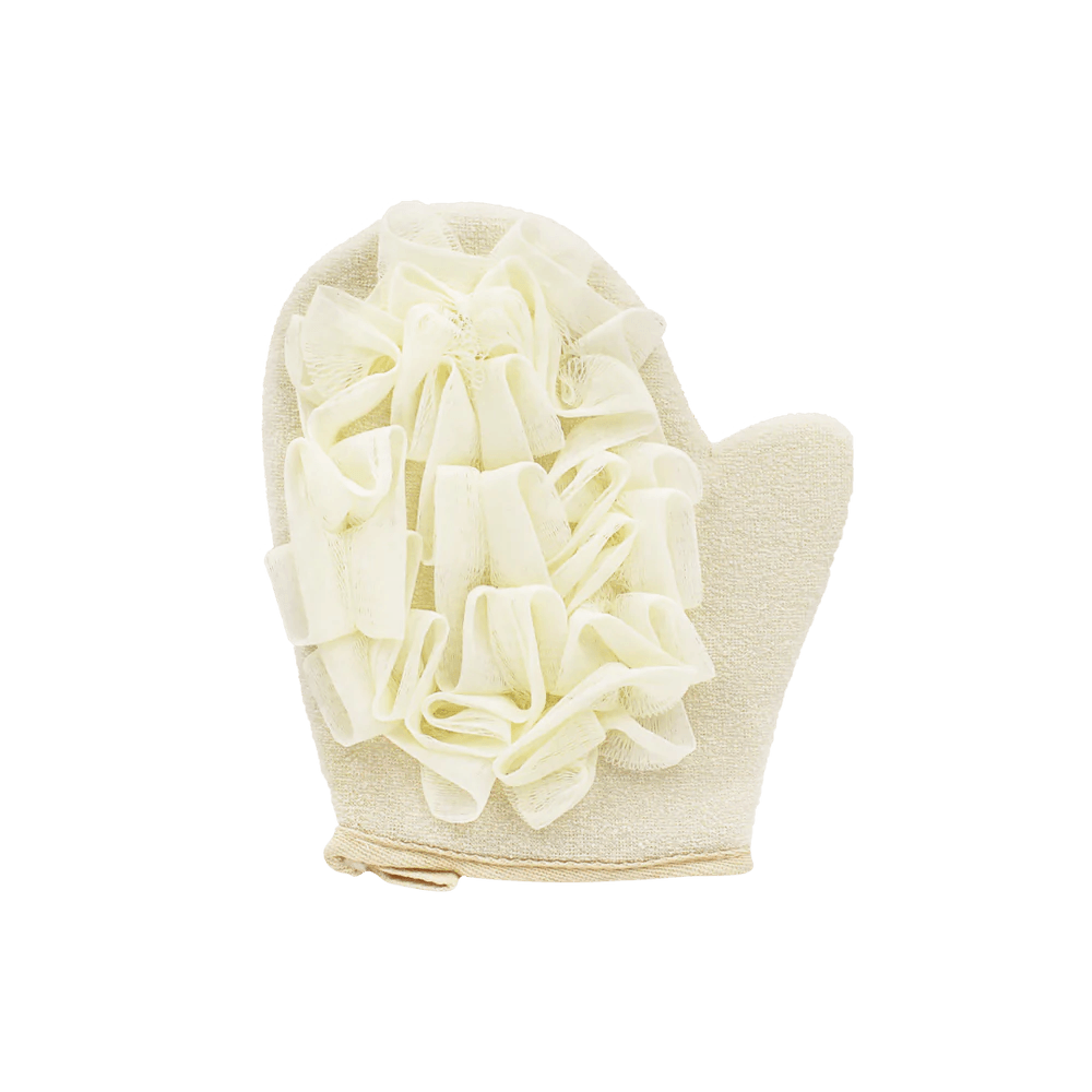 MUMUSO Exfoliating Glove With Bath Pouf