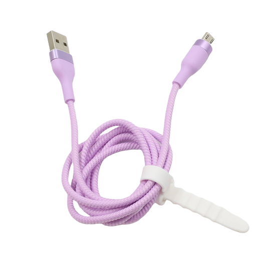 MICRO ROUND ALUMINUM SHELL DATA CABLE PURPLE