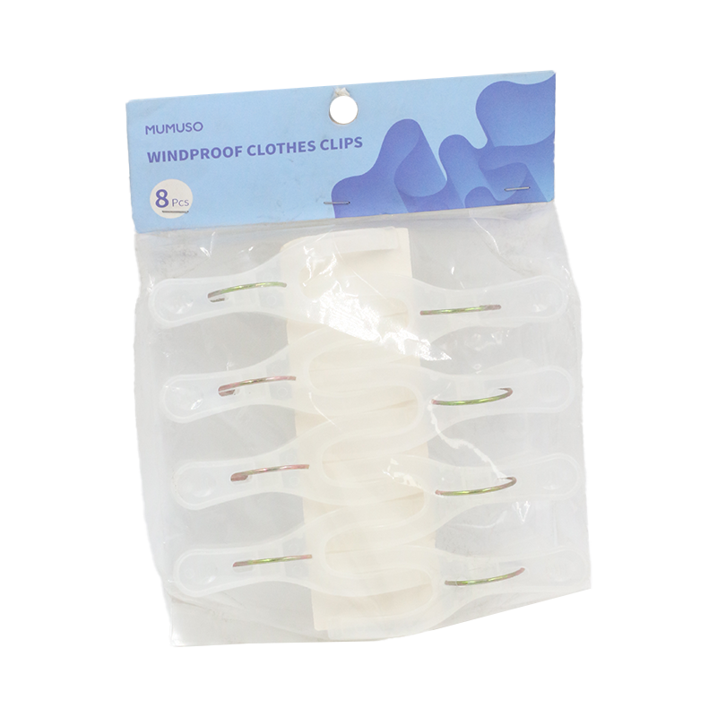 WINDPROOF CLOTHES CLIPS 8 PCS