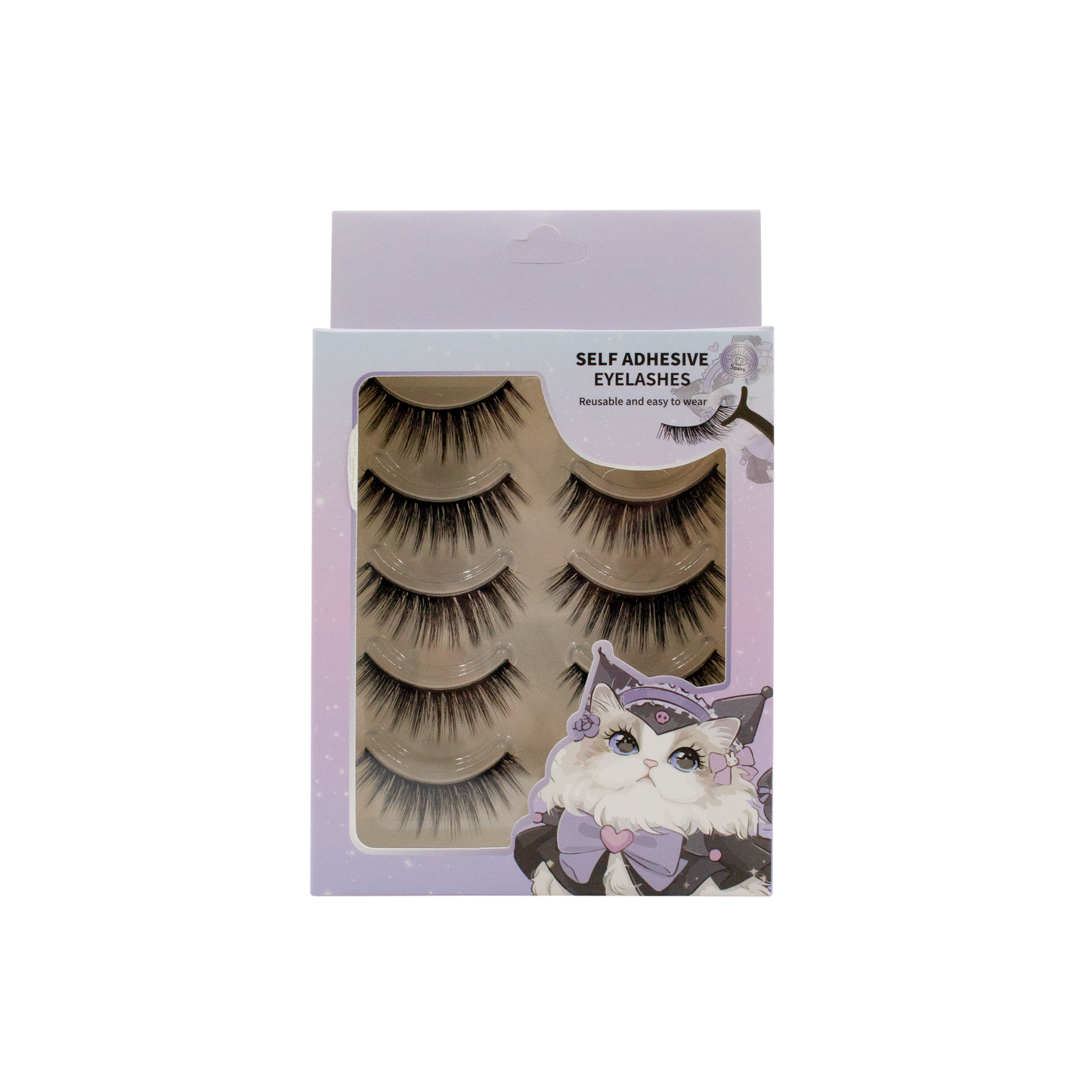 Thick false eye lashes 5 pair