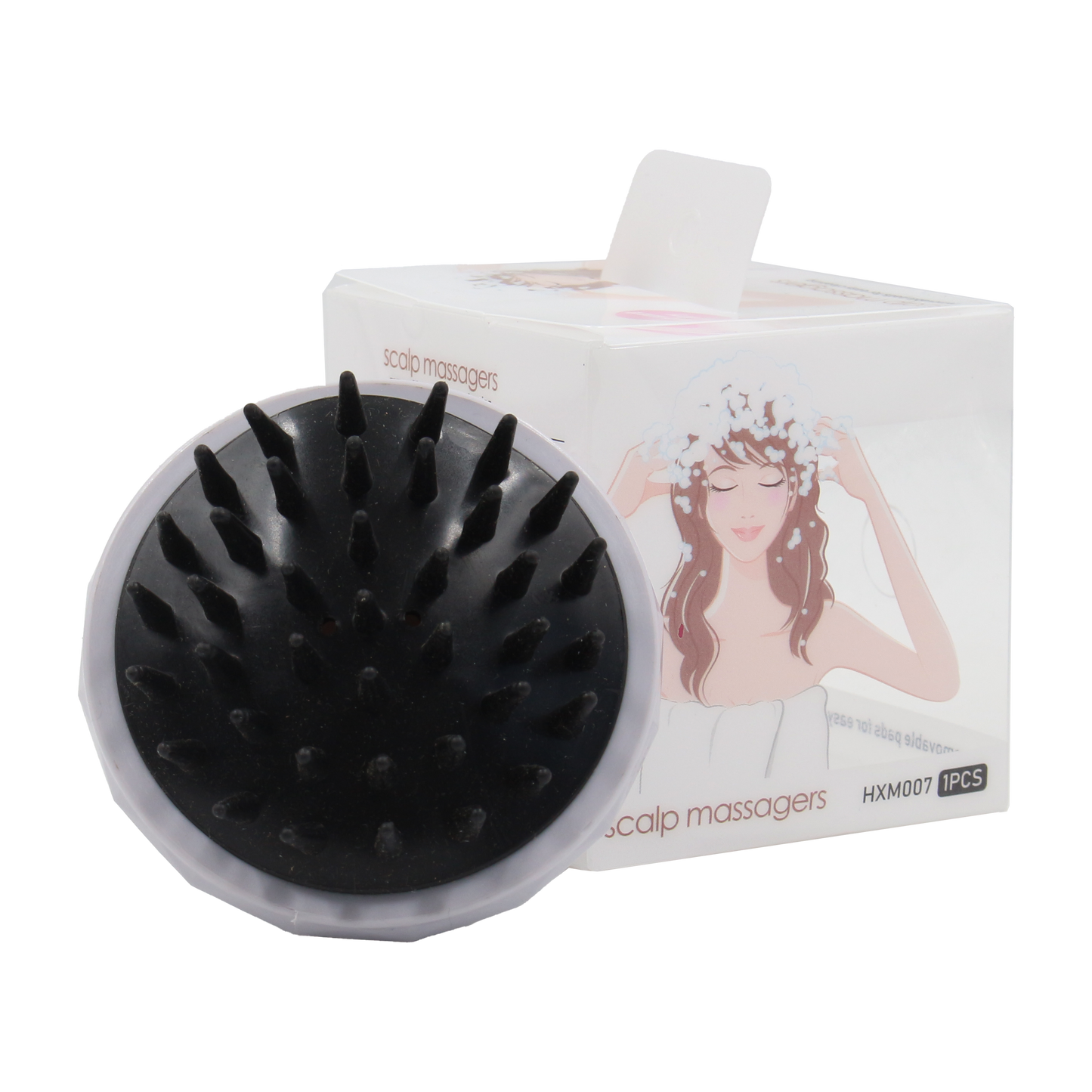 MUMU scalp massagers Grey color hxm007