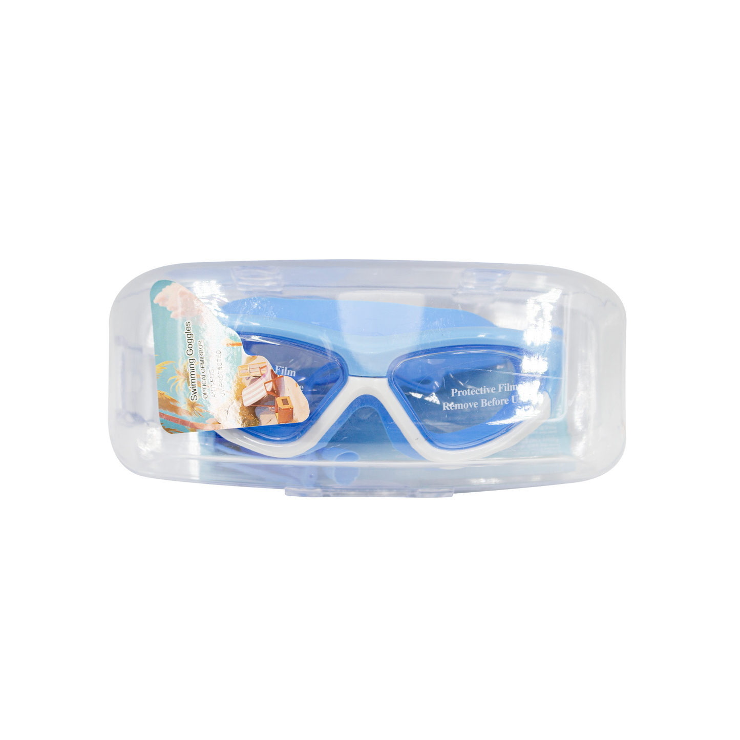 Childrens anti fog goggles blue and white