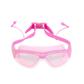 Children's anti-fog swimming goggles pink and white