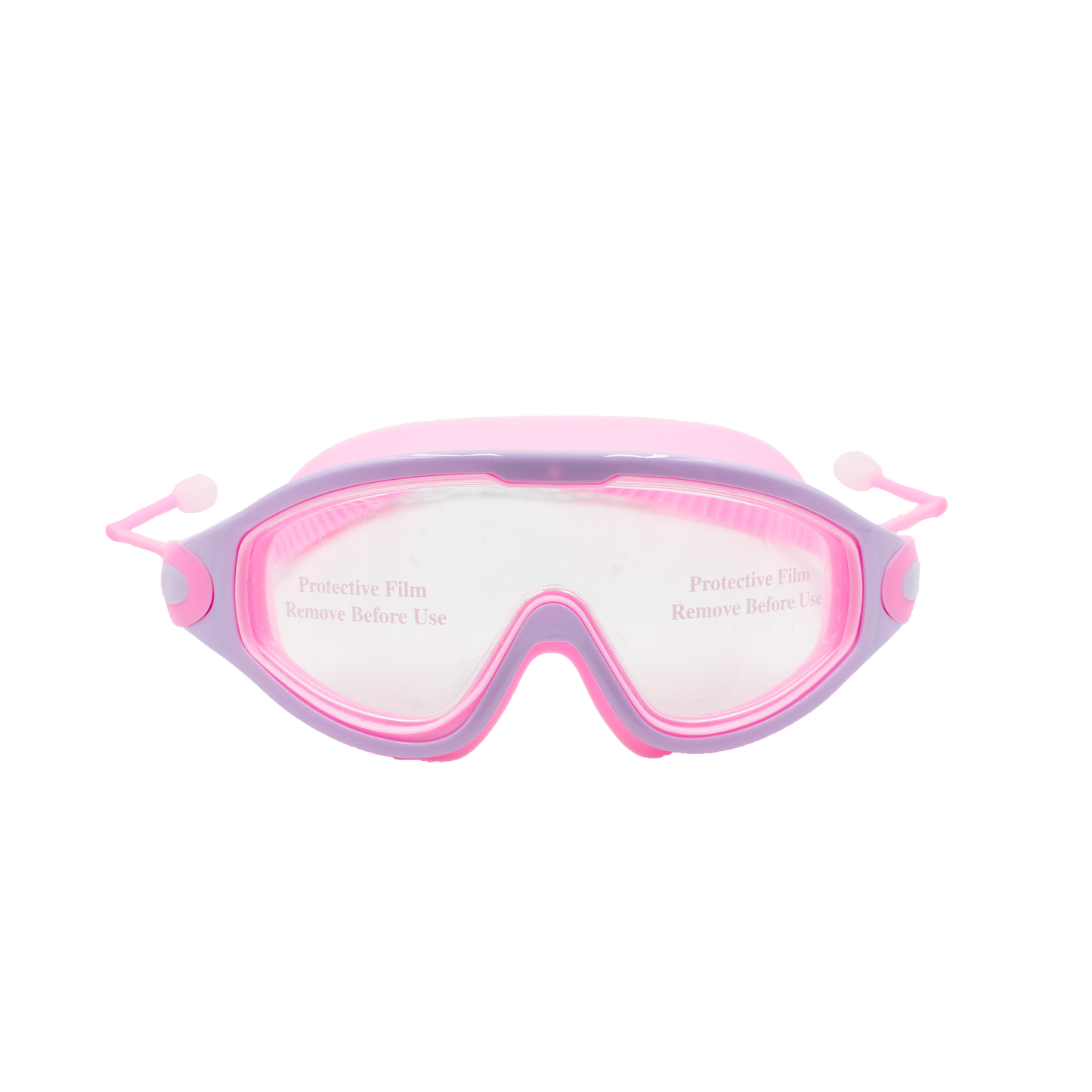 Childrens large frame anti fog goggles pink