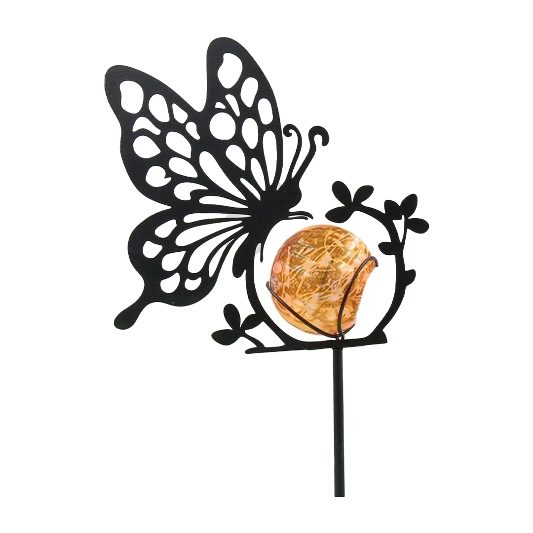 مصباح الفراشة الجميلة للحديقة