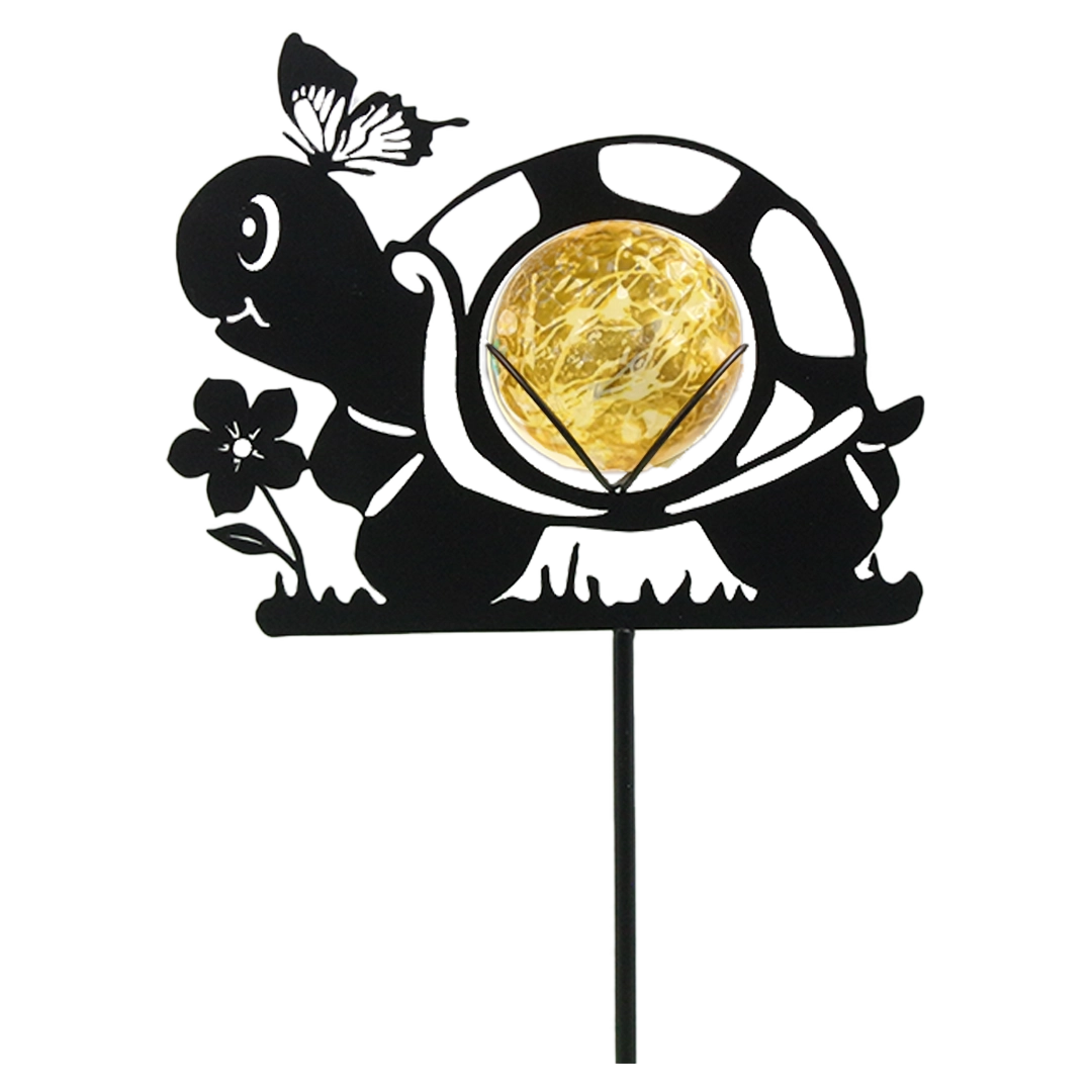 مصباح السلحفاة الجميل للحديقة