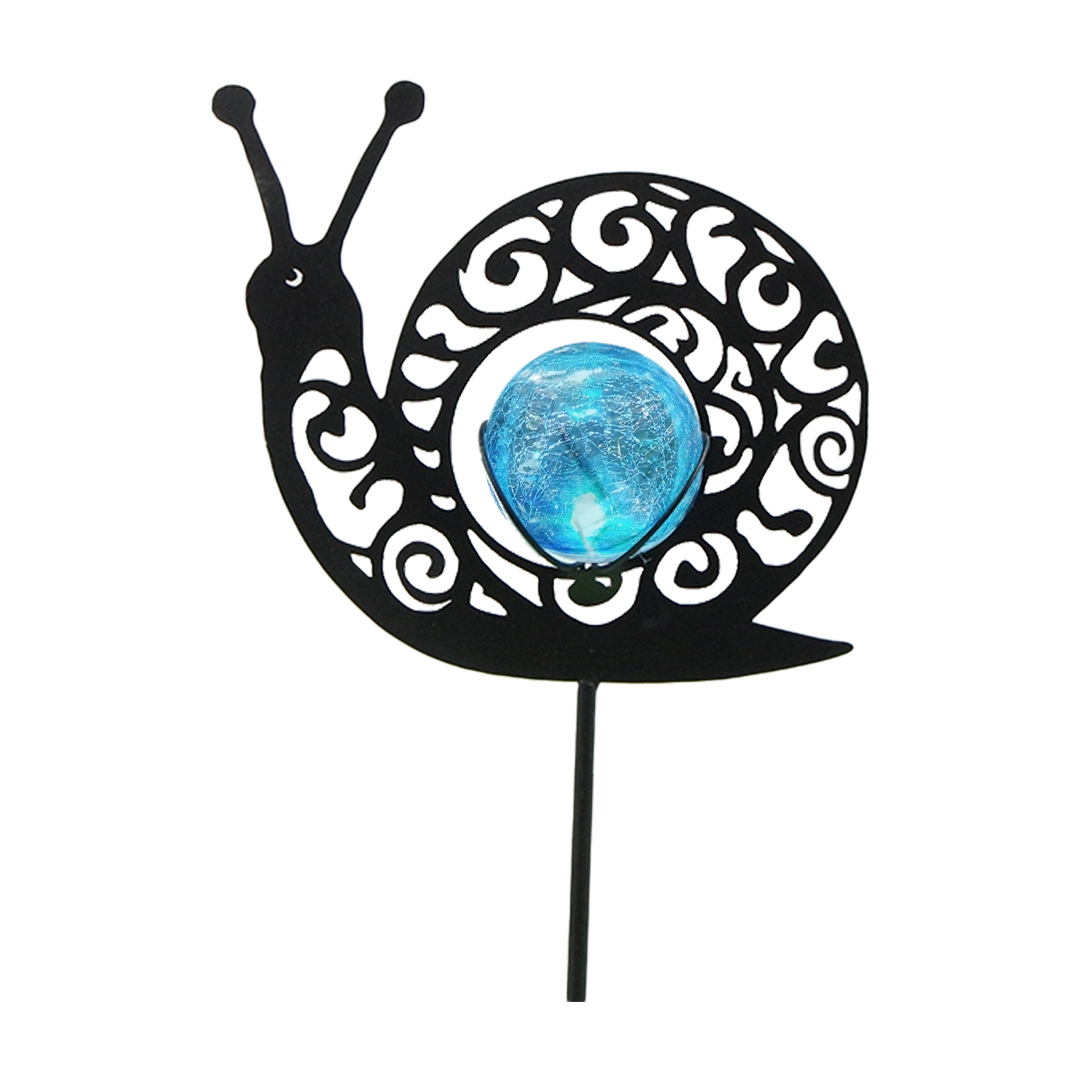 مصباح الحلزون الجذاب للحديقة