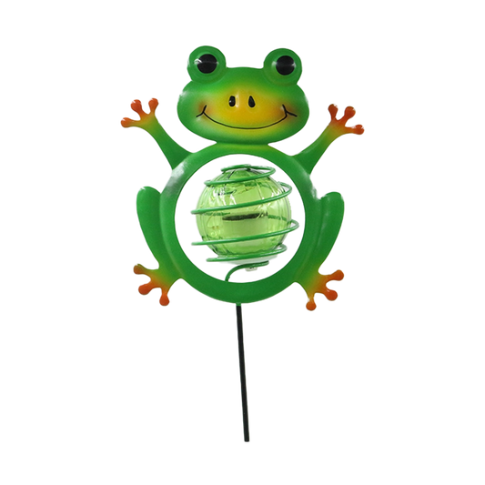 مصباح الضفدع الصغير للحديقة