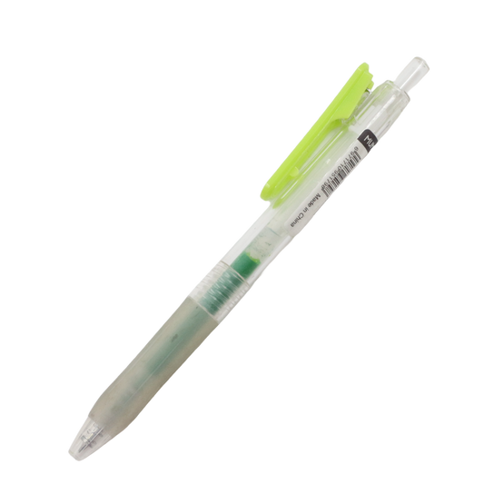 RETRACTABLE GEL PEN LIGHT GREEN