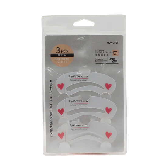 EYEBROW STENCIL CARD KIT 3 PCS