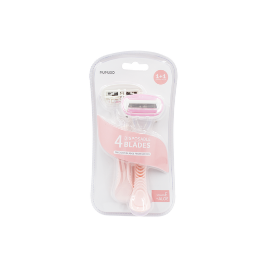 4-BLADE WOMEN'S SHAVING RAZOR