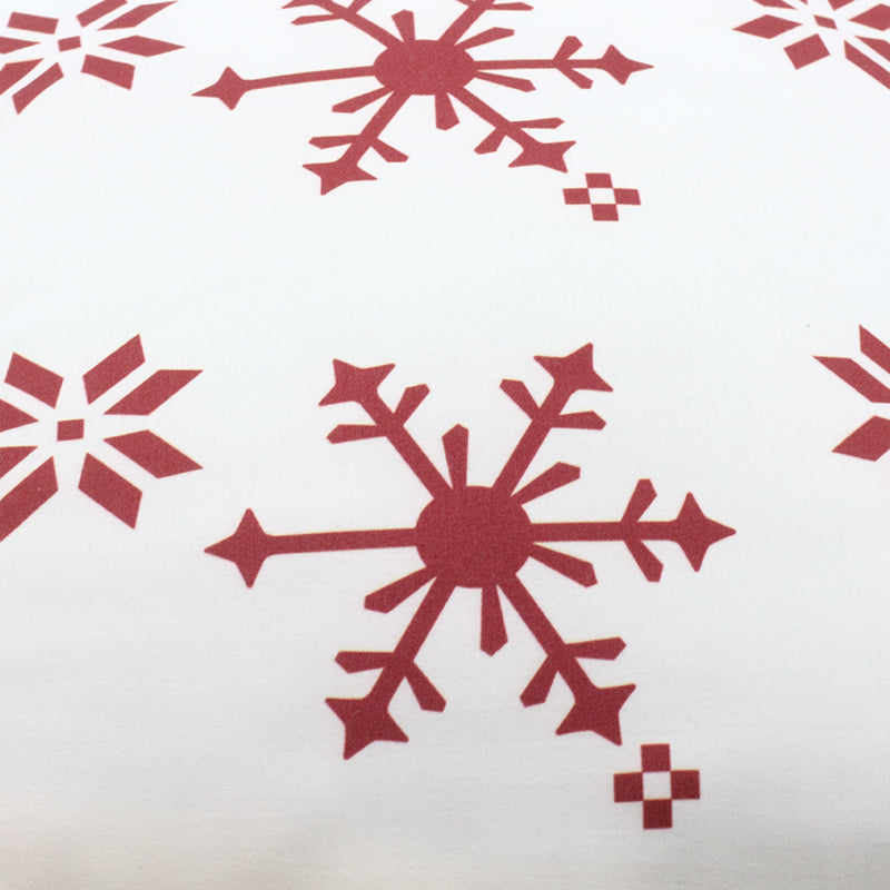 PRINTED THROW PILLOW SNOWFLAKE