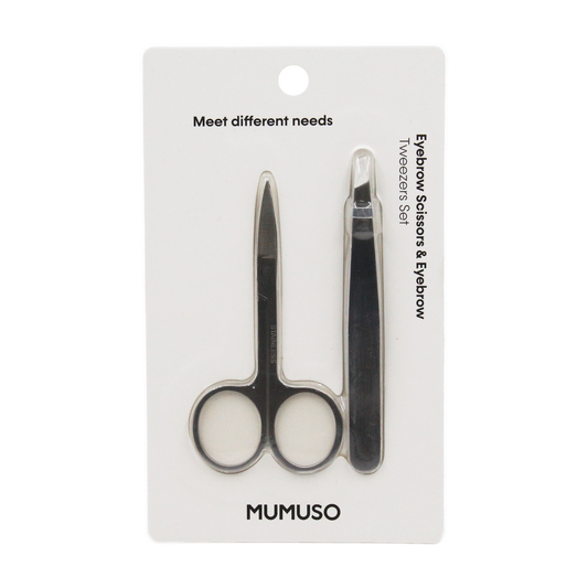 Brow Set Scissors & Tweezers