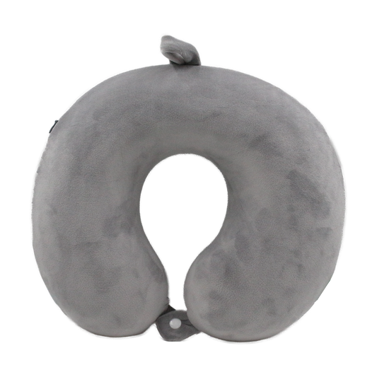 وسادة رقبة سفر ناعمة رمادي