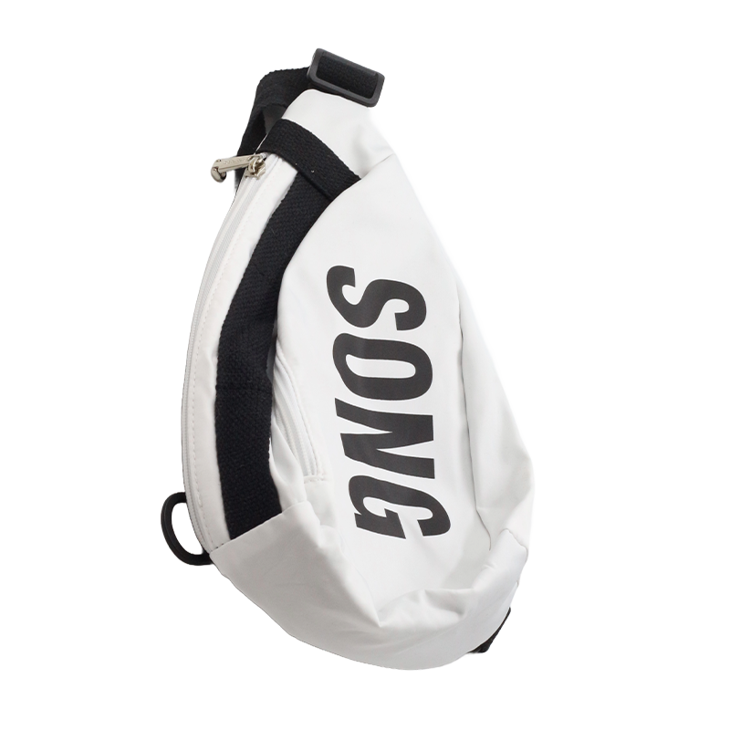 CASUAL SLING BAG WHITE/BLACK