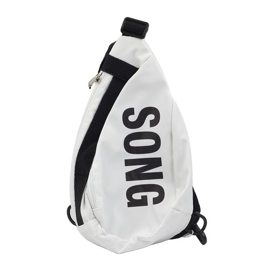 CASUAL SLING BAG WHITE/BLACK