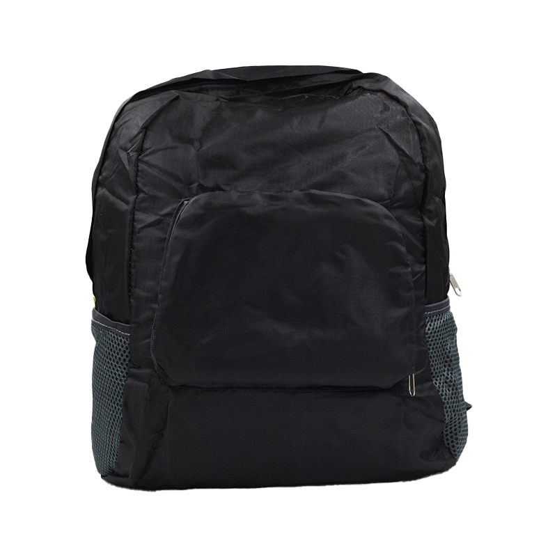 LIGHTWEIGHT FOLDABLE BACKPACK BLACK