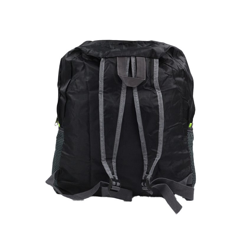 LIGHTWEIGHT FOLDABLE BACKPACK BLACK