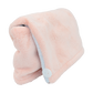 SPLICING CORAL VELVET HAIR DRYING TOWEL PINK & BLUE