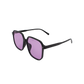 SIMPLE SUNGLASSES WITH BLACK FRAME (PURPLE)