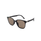 FOLDING SUNGLASSES WITH BLACK FRAME (TAWNY)