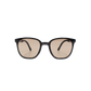 FOLDING SUNGLASSES WITH BLACK FRAME (TAWNY)