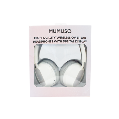 سماعات رأس لاسلكية عالية الجودة مزودة بشاشة عرض رقمية