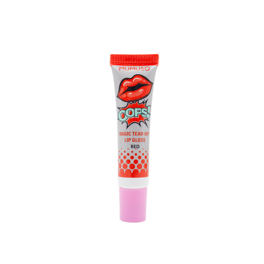 MAGIC TEAR-OFF LIP GLOSS-02 RED